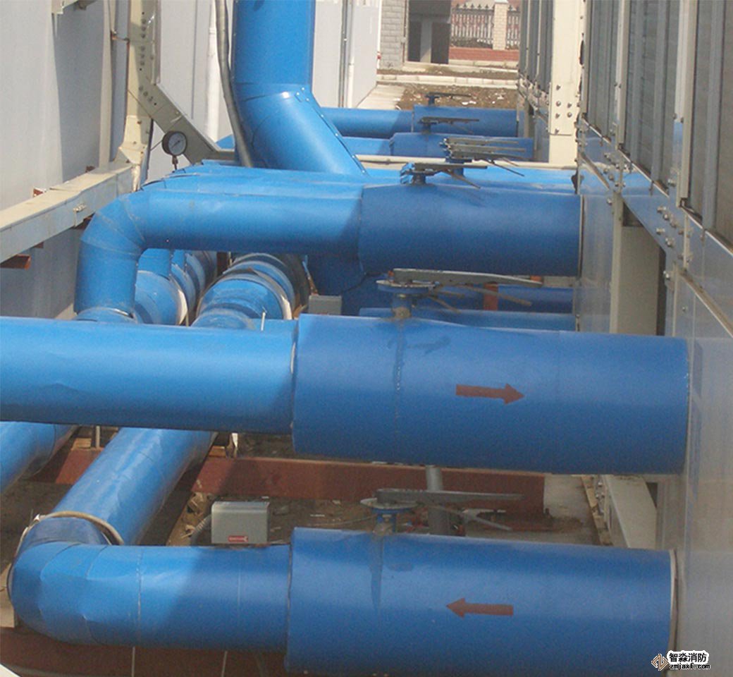 空調水管室外效果圖